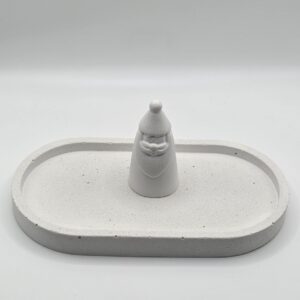 Plateau ovale + petit père Noël