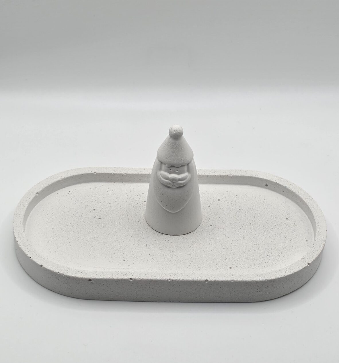 Plateau ovale + petit père Noël