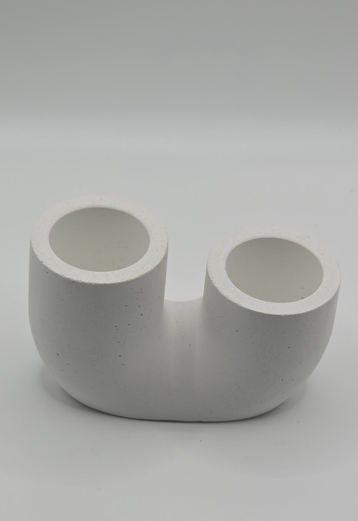 Vase arrondi double ouverture