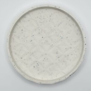 Plateau rond Terrazzo