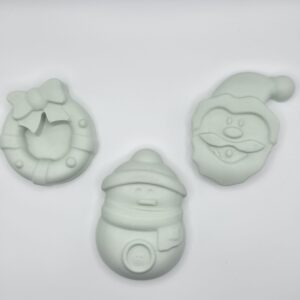 Décos de Noël – Couronne, bonhomme de neige et Père Noël