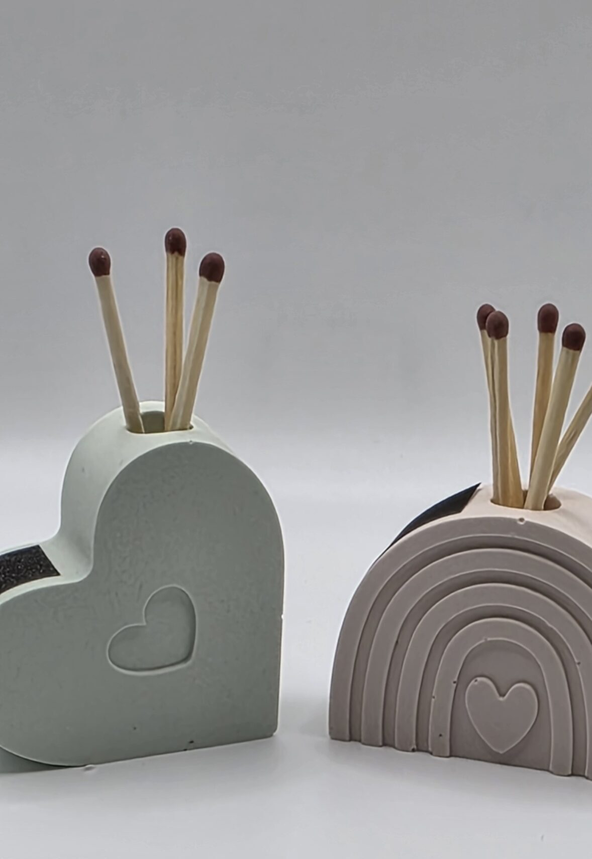 Porte allumettes – Maison, cœur, nuage – Image 2