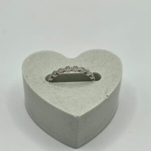 Support à bague cœur
